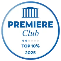 Premiere Club Top 10% 2025 award
